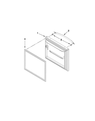 Freezer door parts