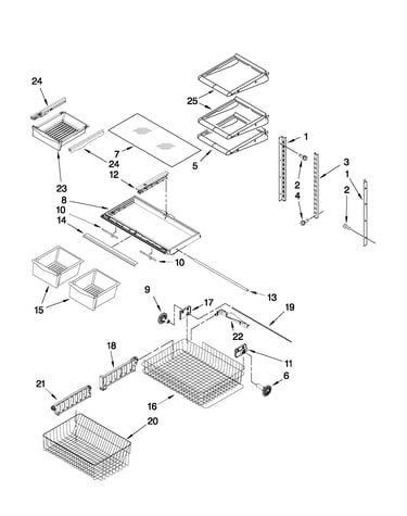 Shelf parts
