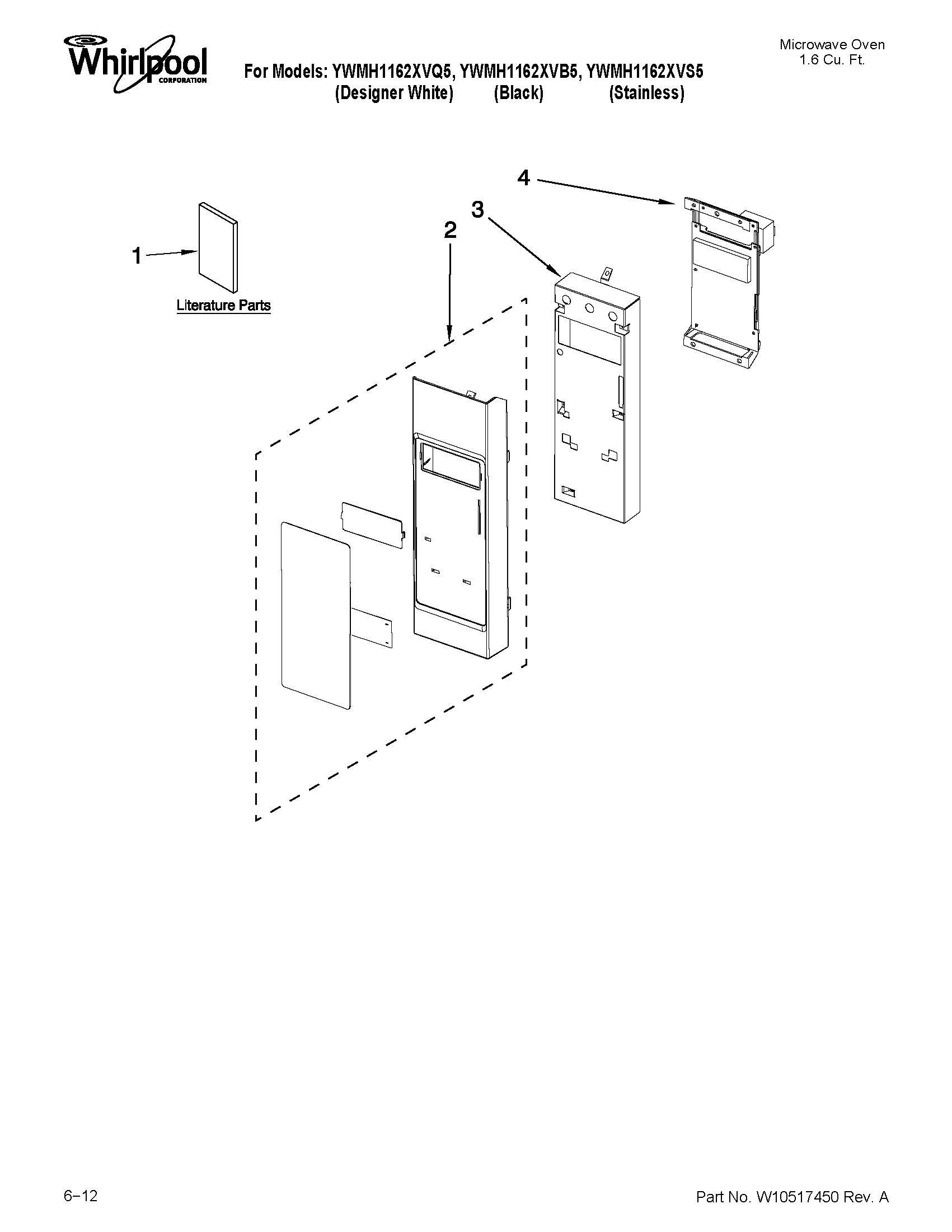 Control panel parts