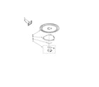 Whirlpool YWMH1162XVQ5 turntable parts diagram