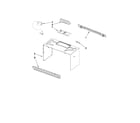 Whirlpool YWMH1162XVQ5 cabinet and installation parts diagram