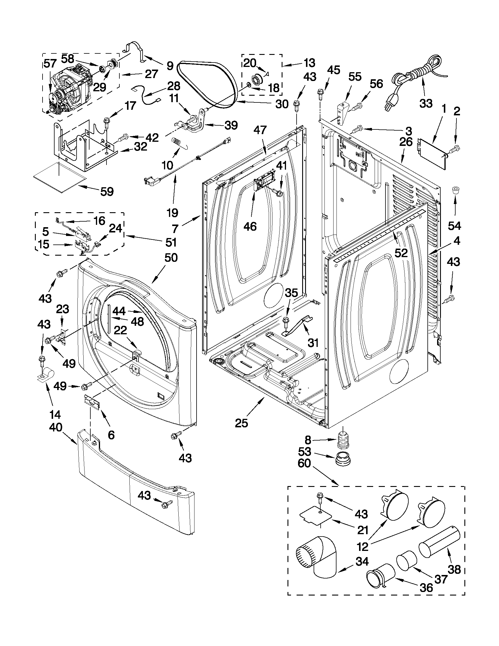 Cabinet parts