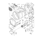 Maytag MDG22PDAXW0 bulkhead parts diagram