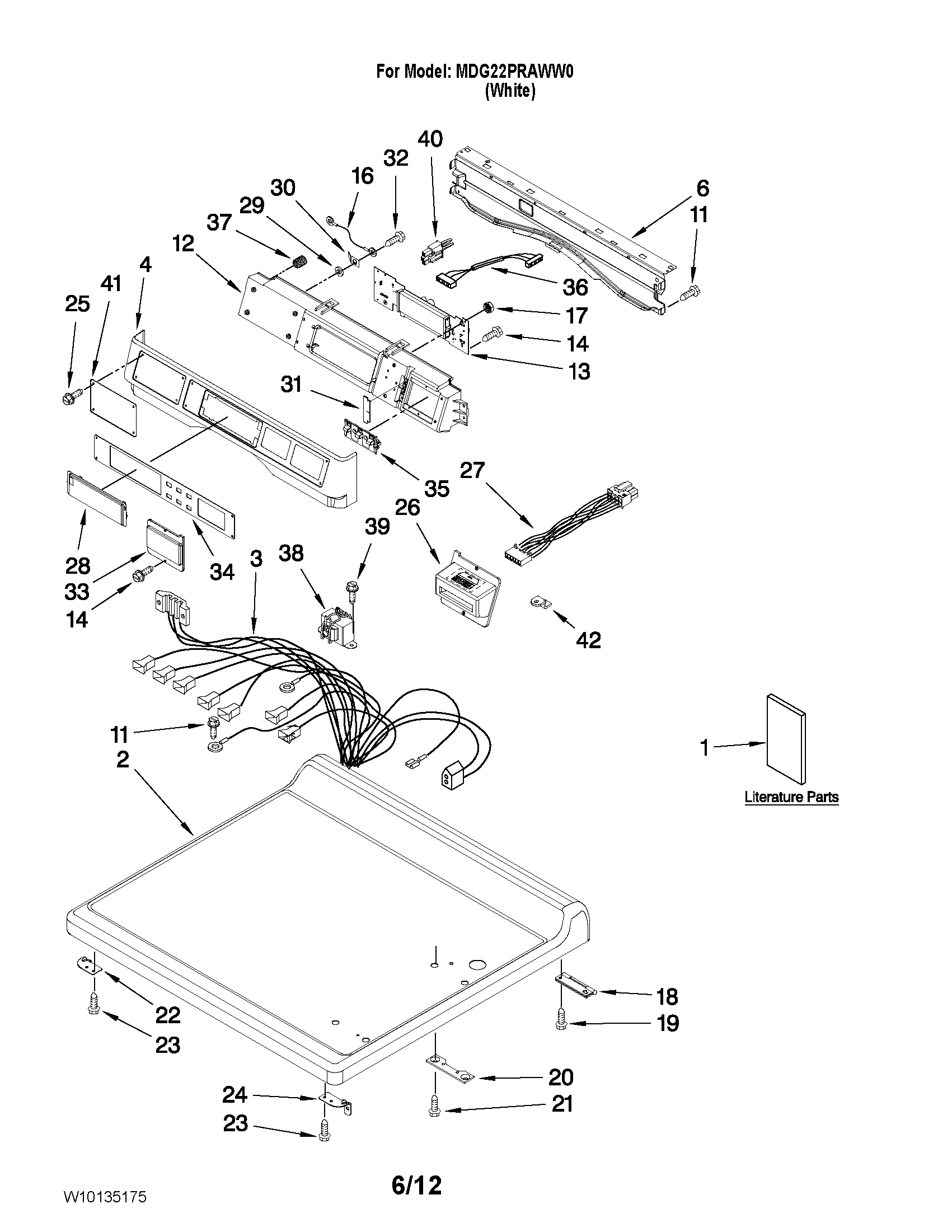 Top and console parts