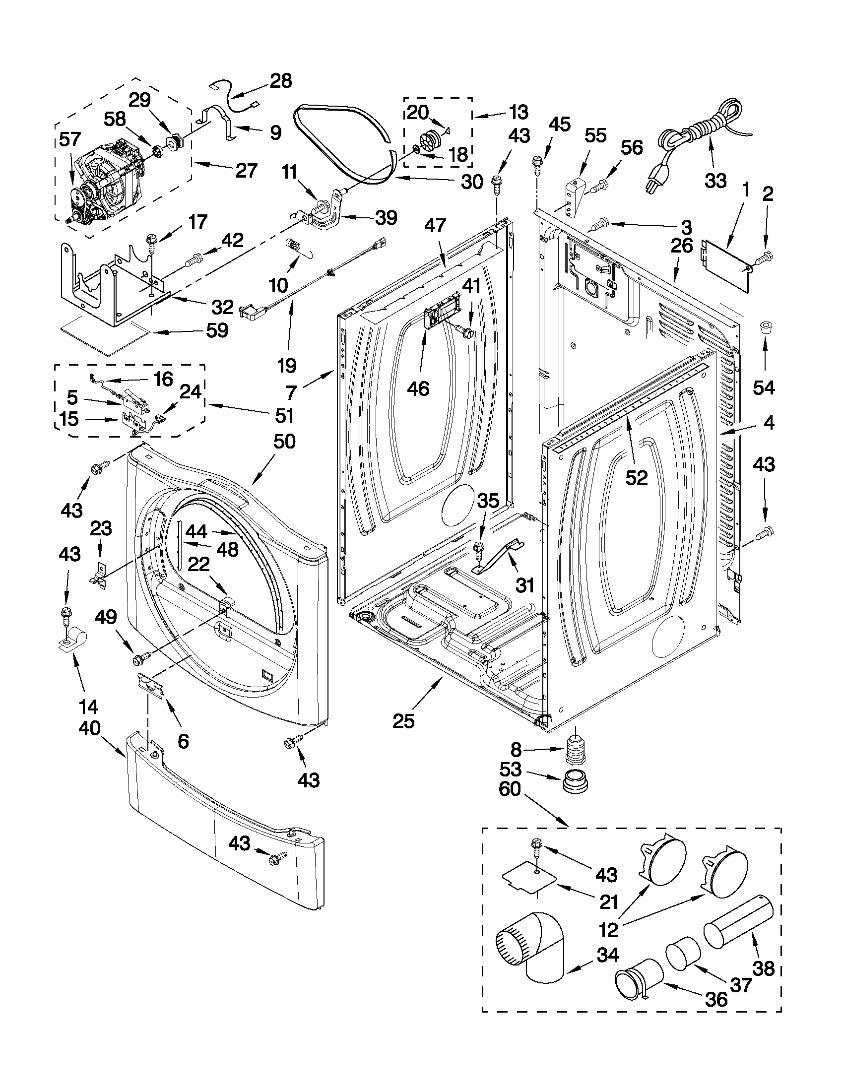 Cabinet parts