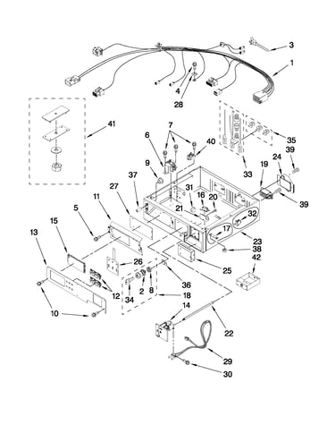 Control panel and separator parts