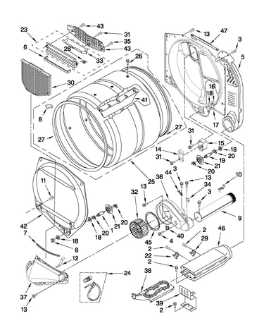 Upper and lower bulkhead parts