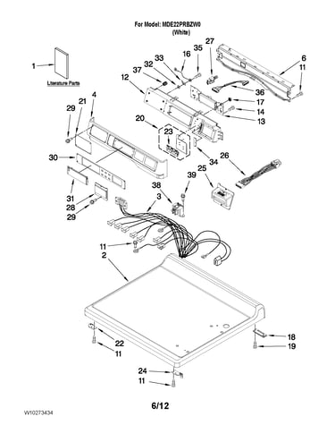 Top and console parts
