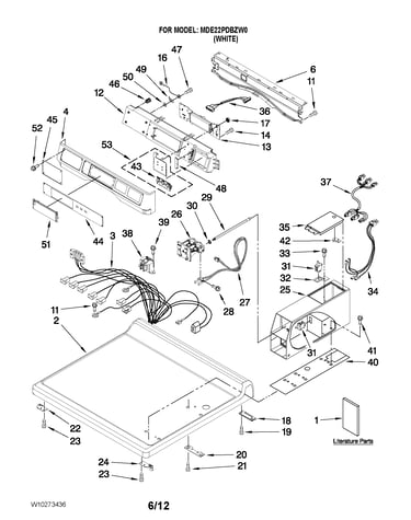 Top and console parts