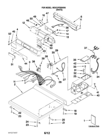 Top and console parts