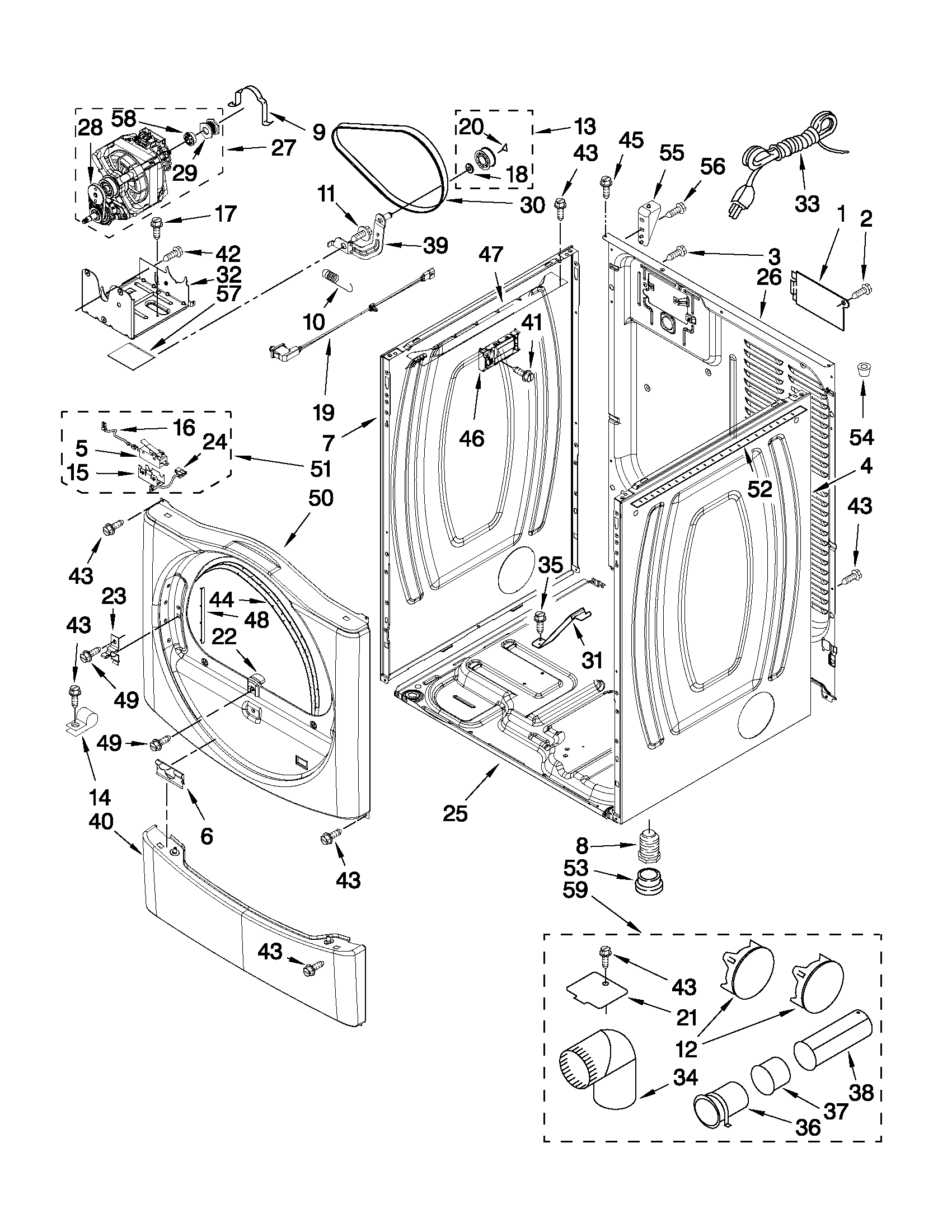 Cabinet parts