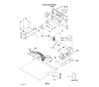 Maytag MDG17CSAWW2 top and console parts diagram