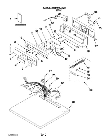 Top and console parts