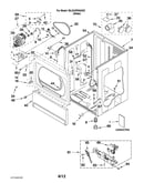 Lower cabinet and front panel parts
