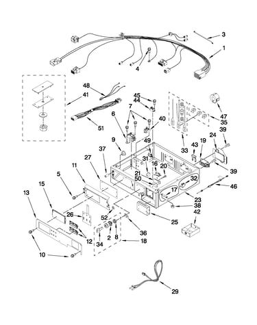 Control panel and separator parts