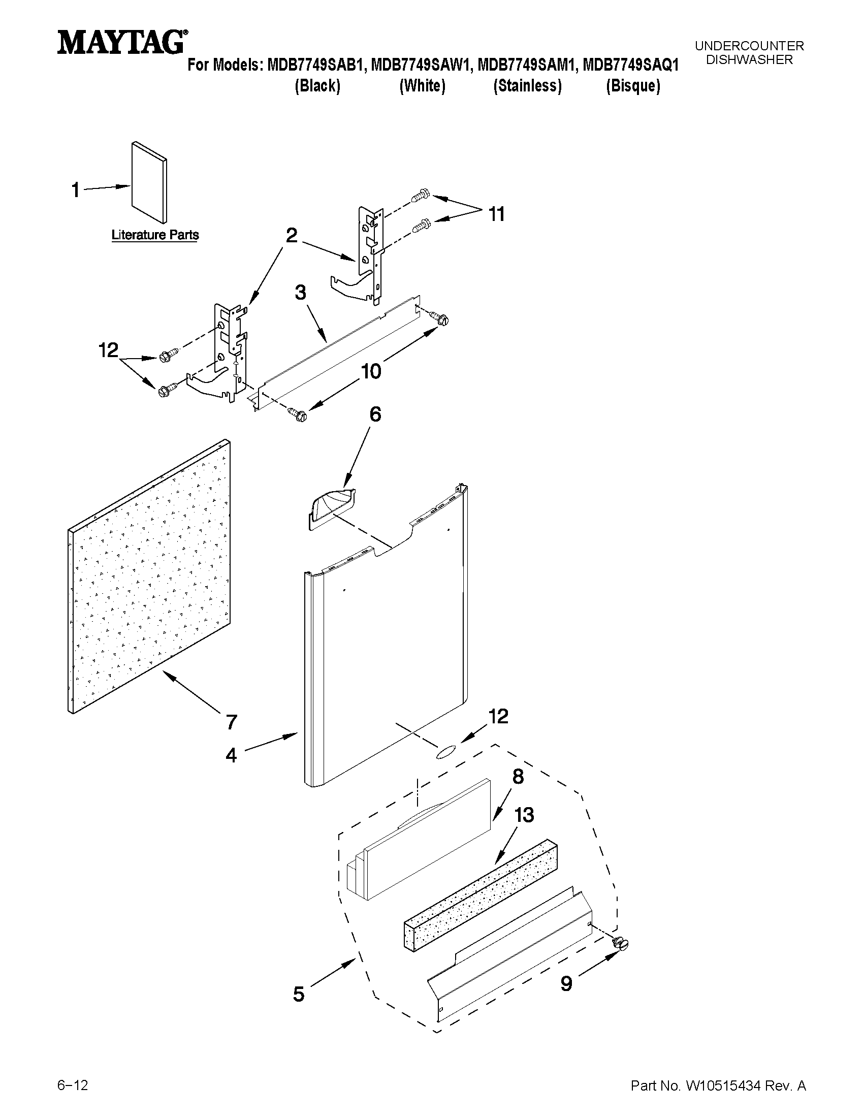 Door and panel parts