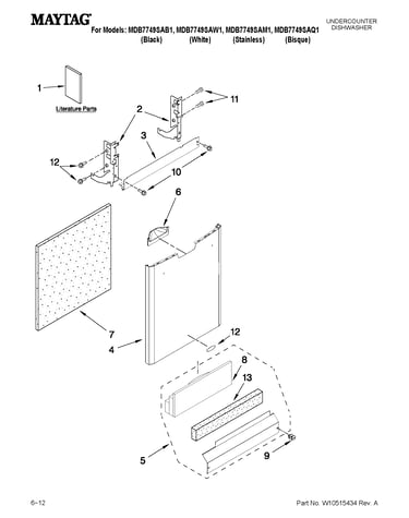 Door and panel parts