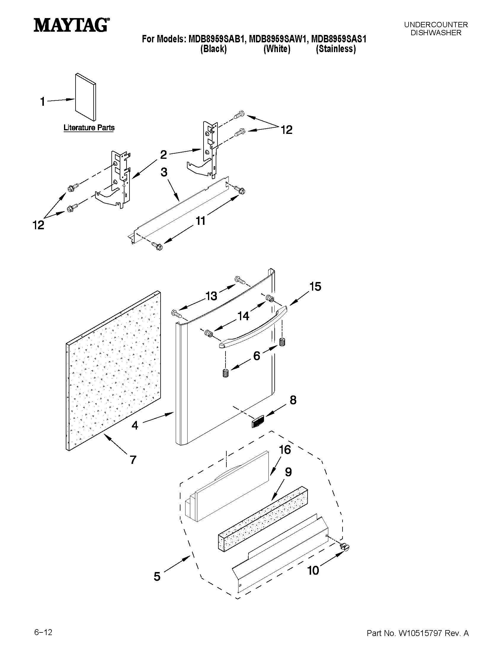 Door and panel parts