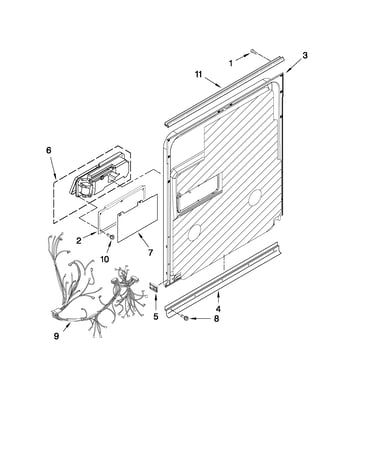 Inner door parts