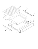 Drawer and rack parts