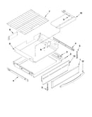 Drawer and rack parts