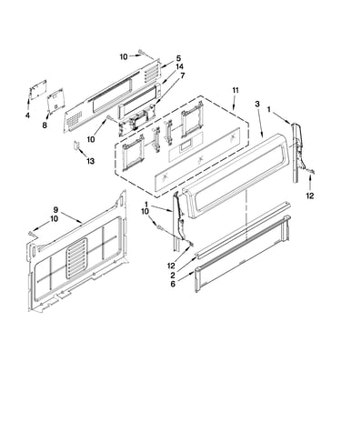 Control panel parts