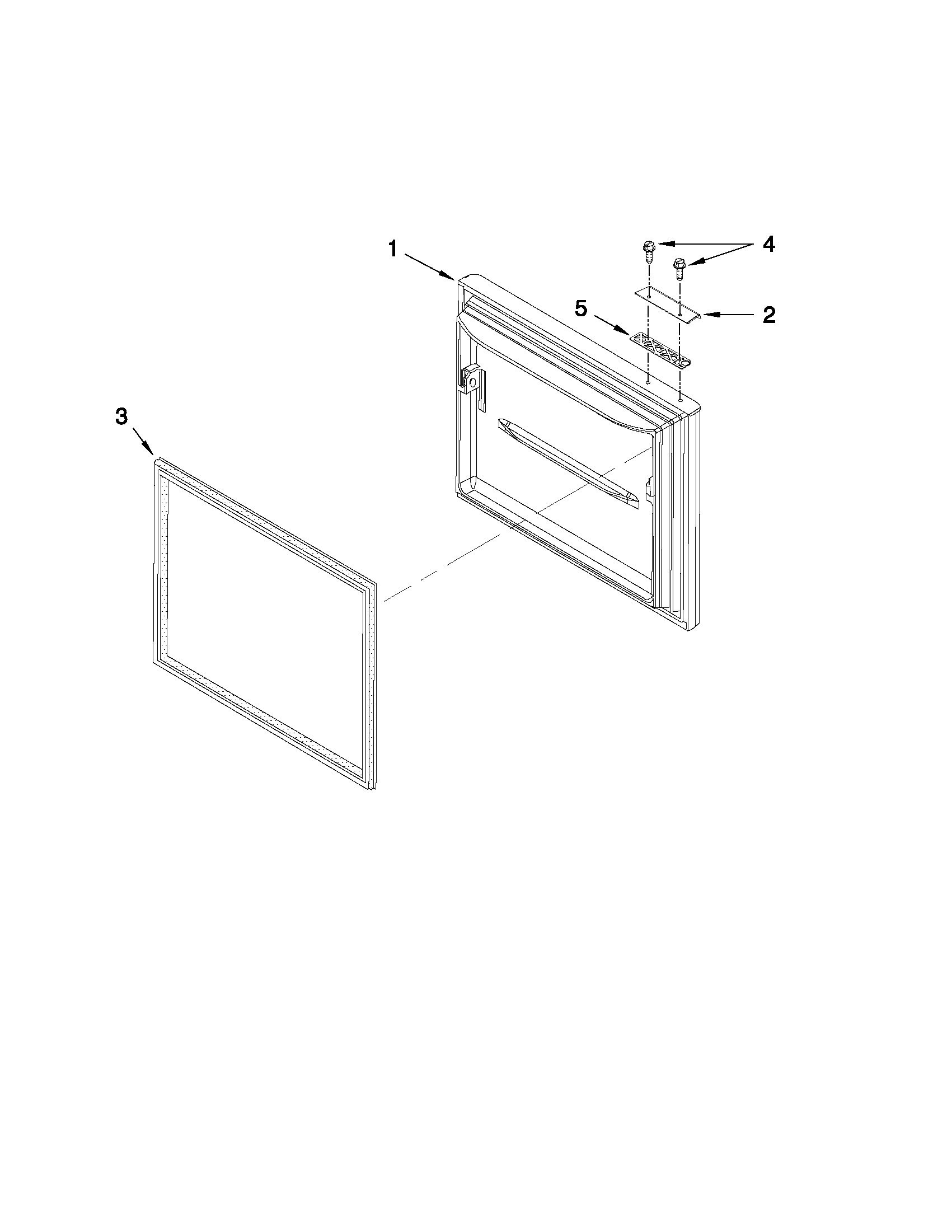 Freezer door parts