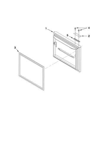 Freezer door parts