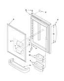 Refrigerator door parts