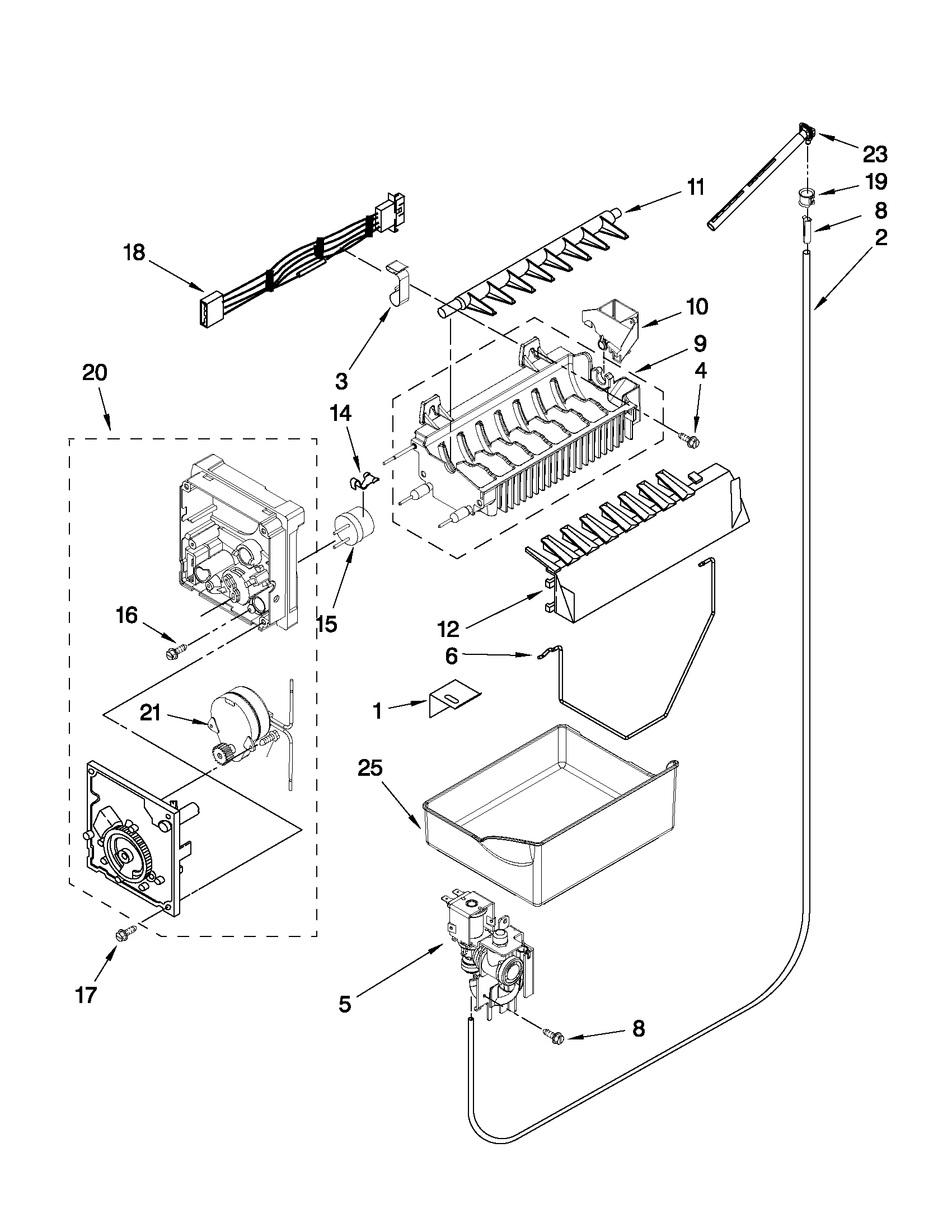 Icemaker parts