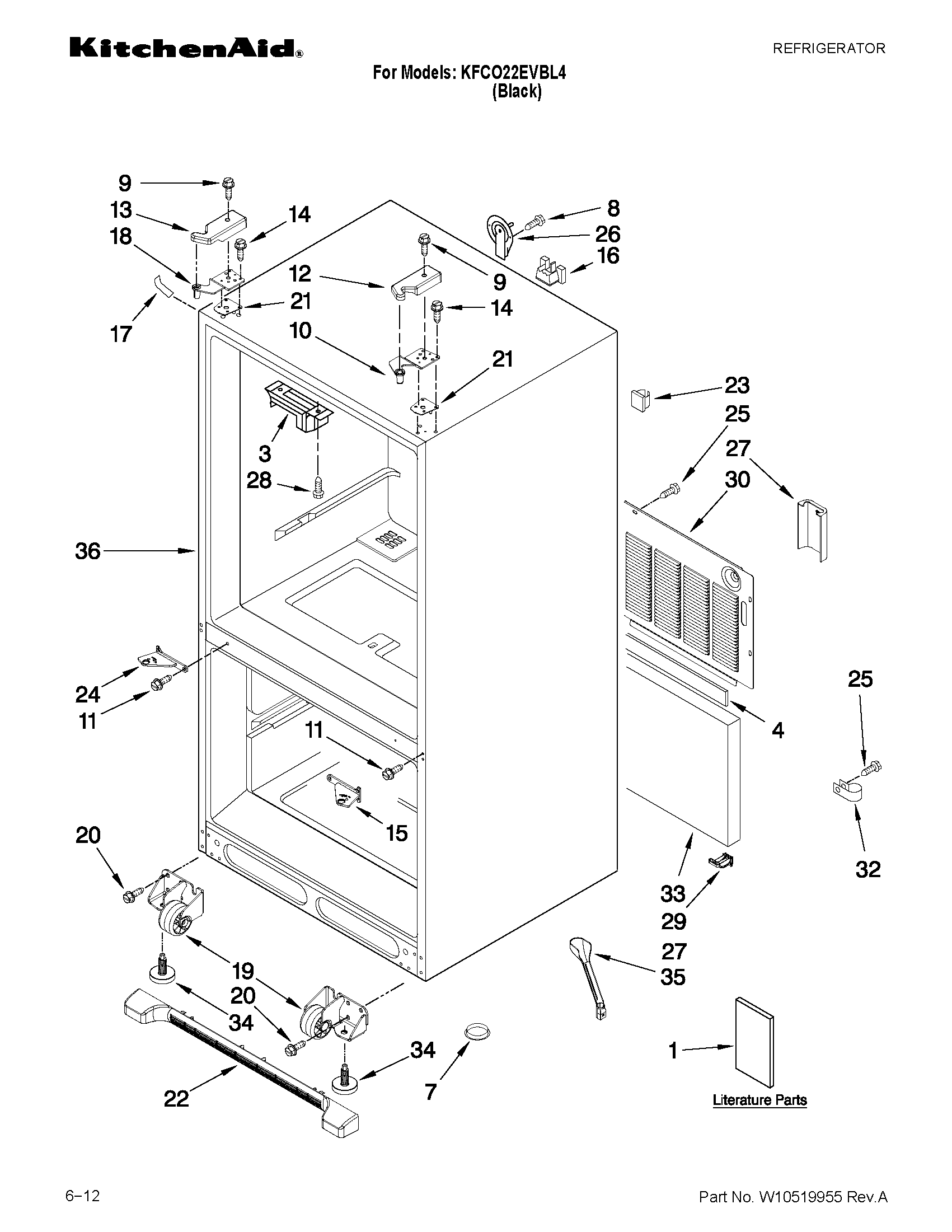 CABINET PARTS