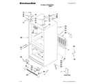 KitchenAid KFCO22EVBL4 cabinet parts diagram