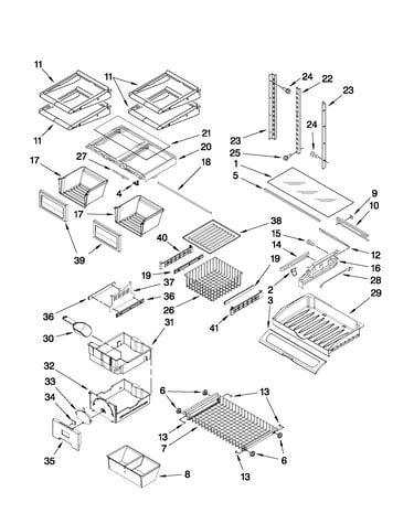 Shelf parts