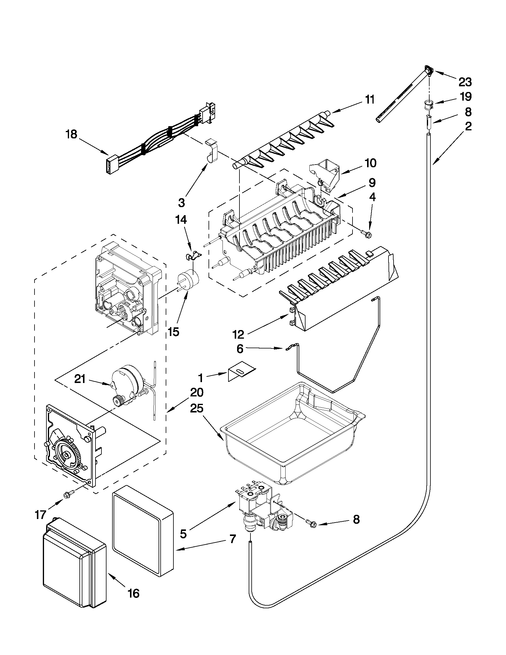 Icemaker parts