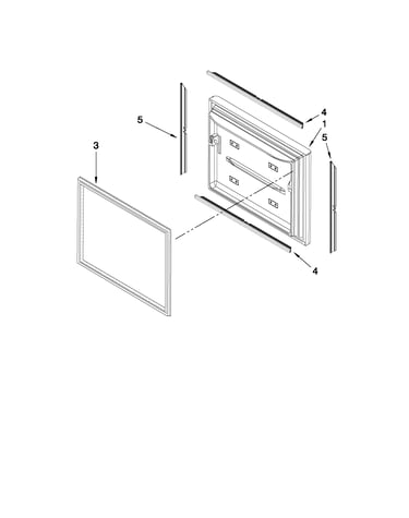Freezer door parts