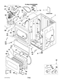 Lower cabinet and front panel parts