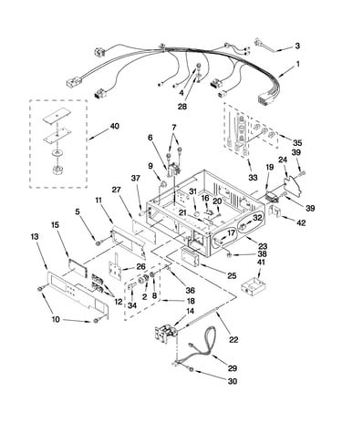 Control panel and separator parts