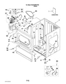 Lower cabinet and front panel parts