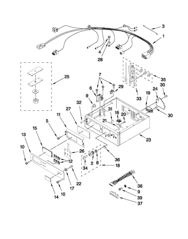 Control panel and separator parts