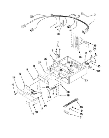 Control panel and separator parts