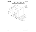 Maytag MDB7851AWS0 door and panel parts diagram