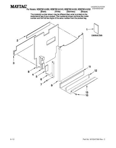 Door and panel parts
