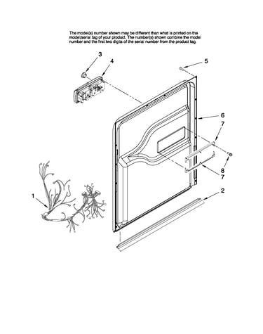 Inner door parts