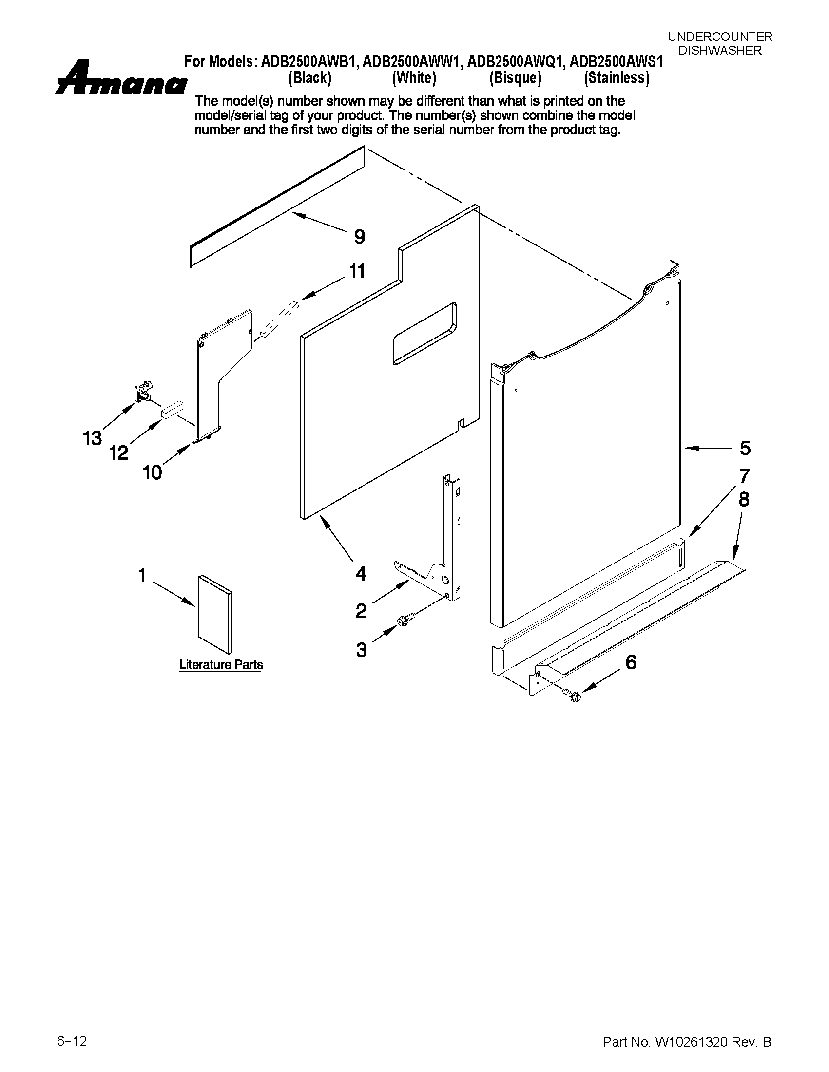 Door and panel parts