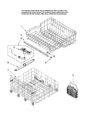 Upper and lower rack parts