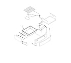 Jenn-Air JGS8850CDB00 drawer and rack parts diagram