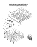 Upper and lower rack parts