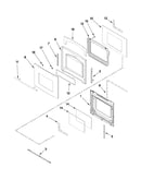 Oven door parts