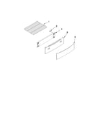 Drawer and rack parts
