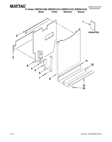 Door and panel parts